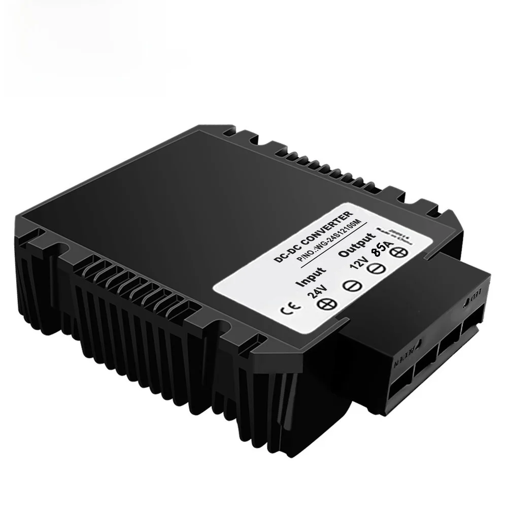 24V to 12V DC Converter Module 85A 1020W Aluminum Alloy Housing with Wide 18V 36V Input Range for Flexible System Integration