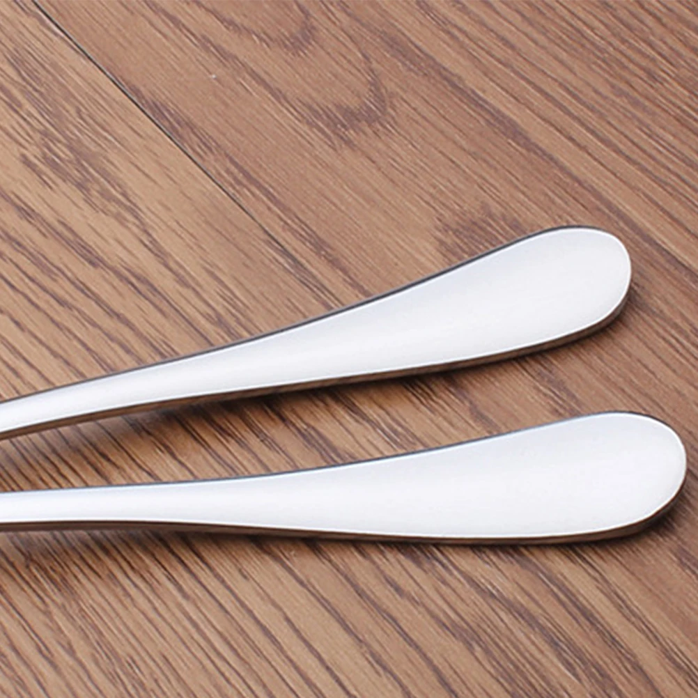 

4Pcs Stainless Steel Spoon Set Small Spoon Colander Kitchen Serving Tools for Western Food Solid Perforated Dishwasher