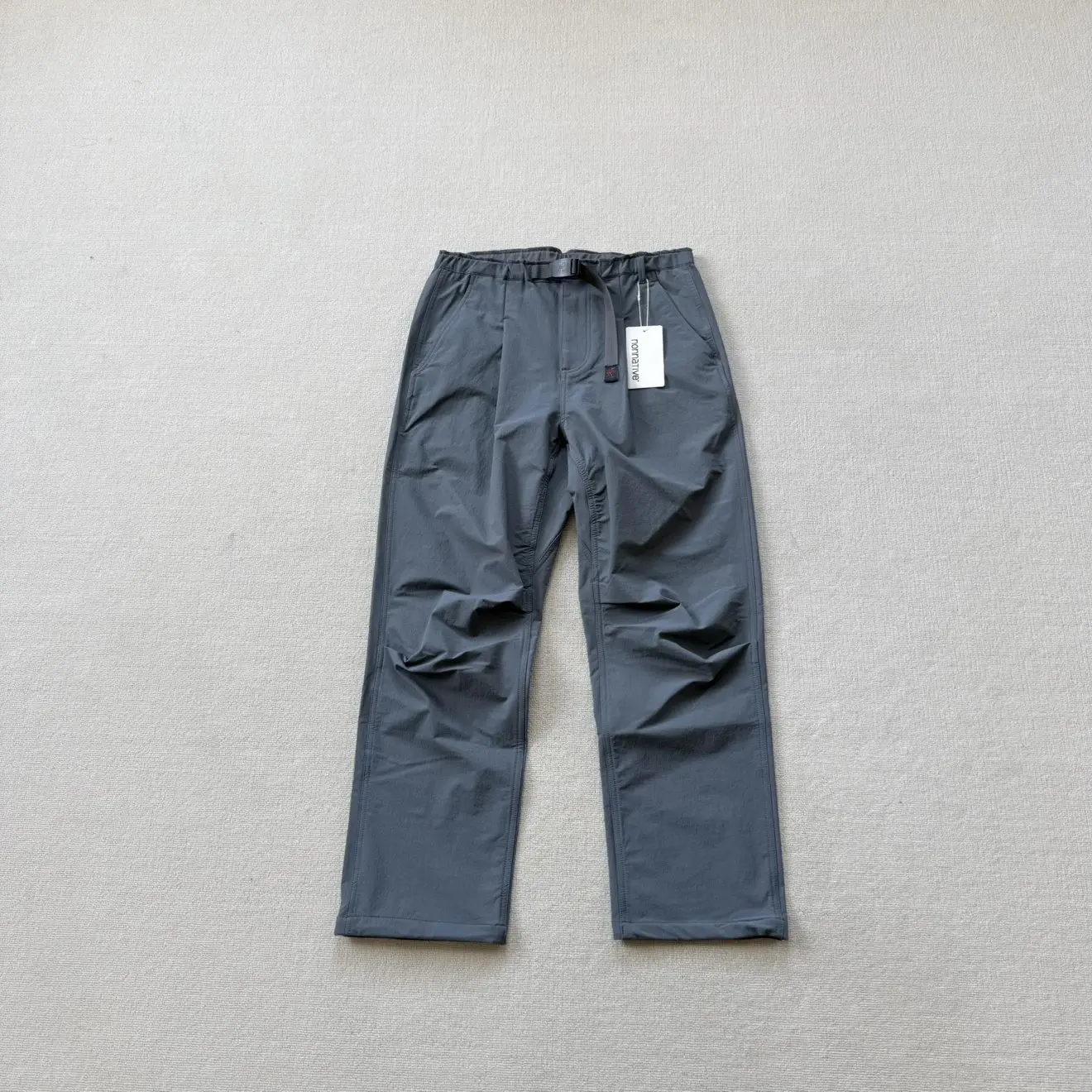 3D Tailored Knife Pleat Pants Straight Leg Casual Trousers Clean Fit Polyester Fiber Youth Autumn Fashion Collaboration Series