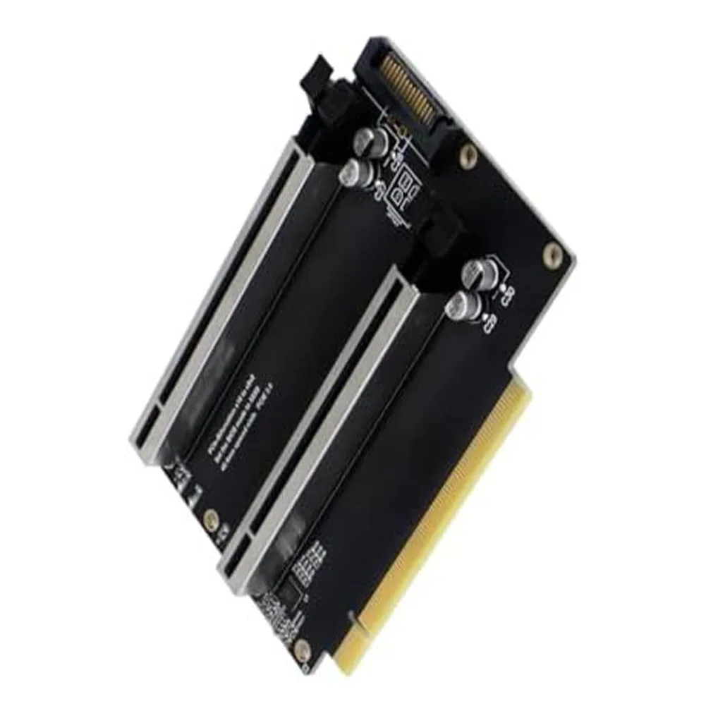 PCIe3.0 X16 1 To 2 Expansion Card Splitter For PCIe X16 Slot Into Two Independent X8 Slots For Gen3 Split Card Bifurcation Parts