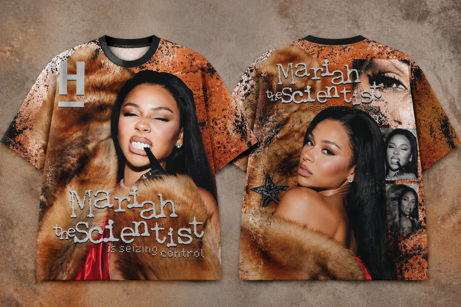 Retro Mariah The Scientist Y2K Aesthetic Grunge Graphic T‑Shirt, Hip‑Hop Rap Vintage Streetwear Short Sleeve Tee for Men Women