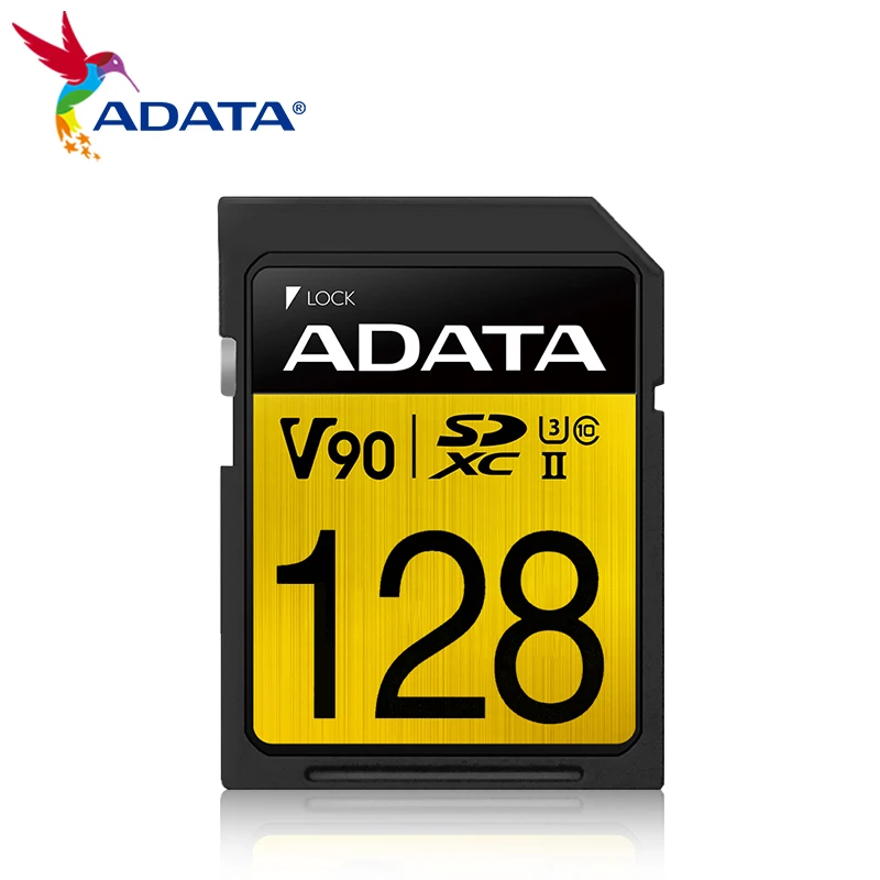 Imagem -03 - Cartão 64gb Sd4.0 r w do sd de Adata Acelera até 290 260 mb s Vídeo 3d 4k 8k Ultra hd Sdxc Uhs-ii u3 C10 V90 Cartão de Memória para Câmeras Dslr o