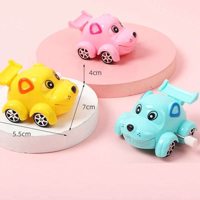 어린이 만화 와인딩 시계 장난감, 창의적이고 귀여운 작은 원숭이 자동차, 작은 동물 아기 선물, 신제품