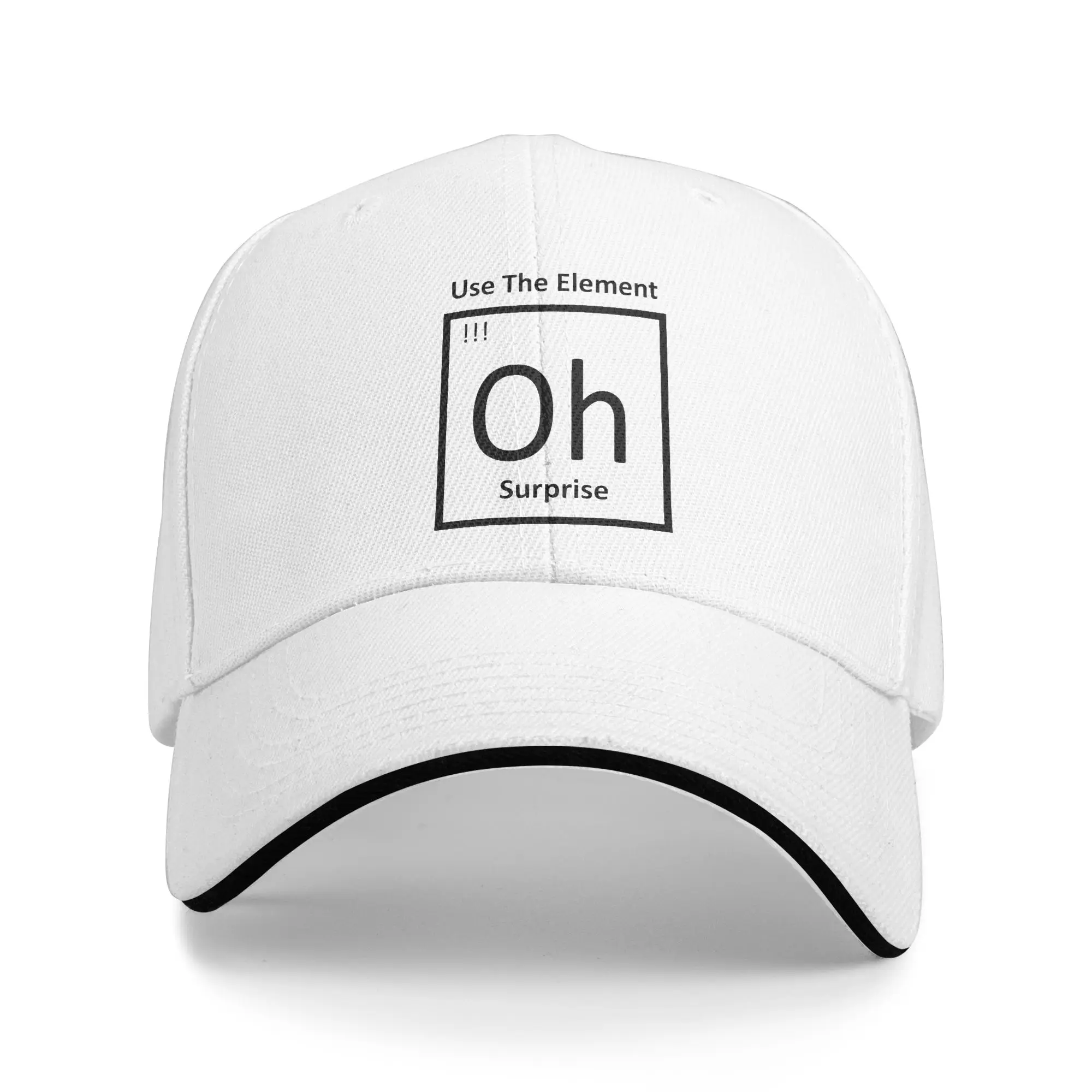 Use The Element Of Surprise  Sandwich Caps Men Women ,Hip-Hop  Hat Sun Caps Adjustable Polyester Baseball Caps Summer