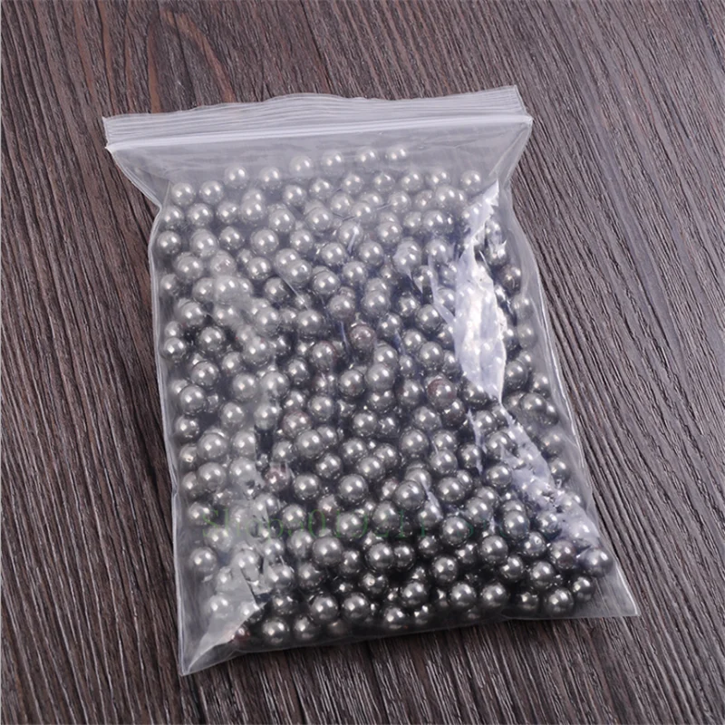 Balle en acier brillant de 3mm-8mm pour lance-pierre extérieur, chasse, tir, catapulte puissante, accessoires de chasse en acier au carbone