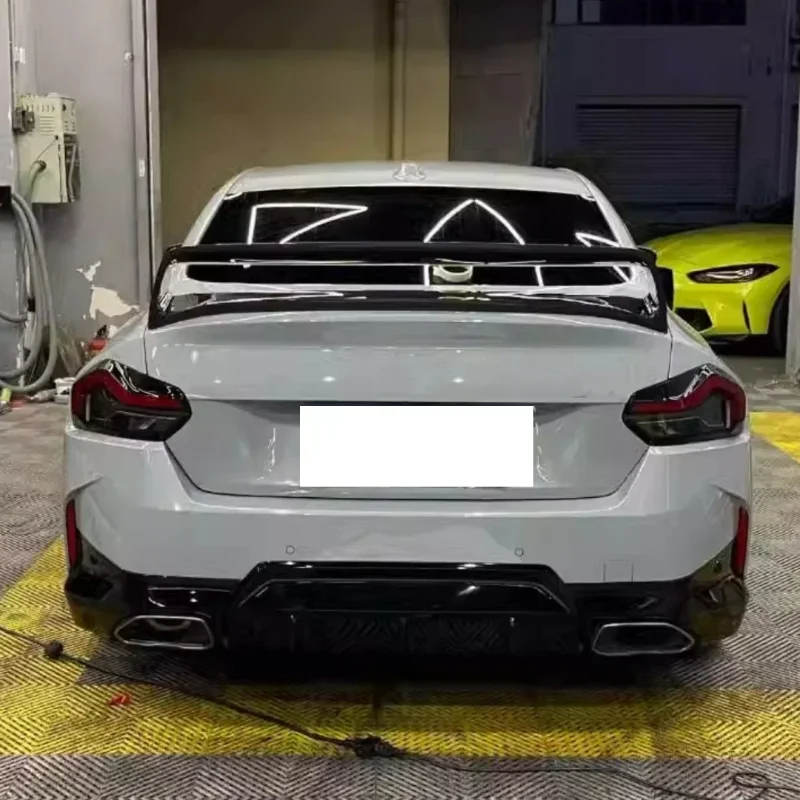 

For BMW G87 M2 G42 M240i Dry Carbon Fiber Tail Wing Rear Spoiler Assembly Modified Auto Accessories Body Kit 2023-2024
