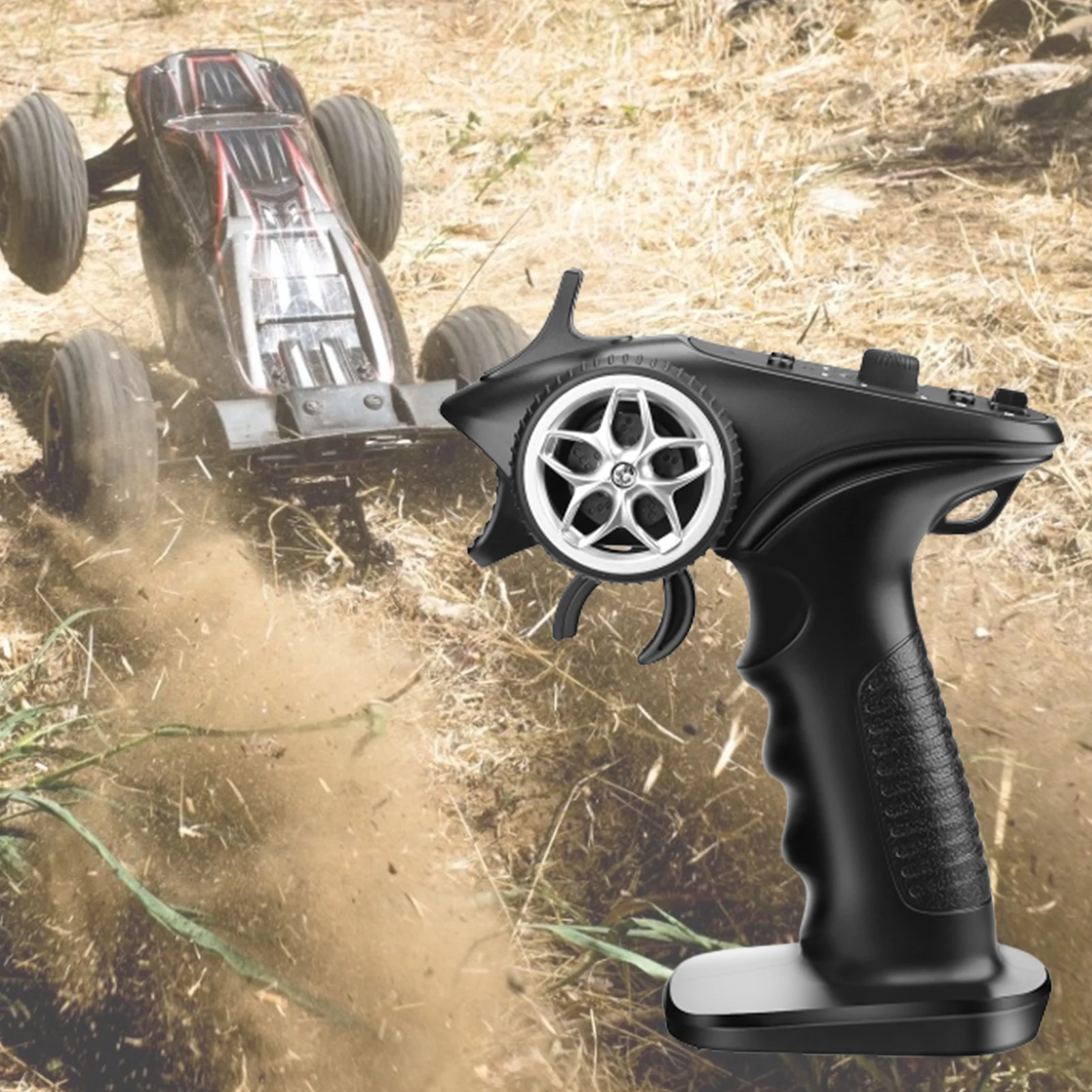 RC 카 보트용 무선 시스템 송신기 컨트롤러, 원격 제어 W 수신기, 빠른 응답 방수, GA4HTX TX4, 24GHz, 4CH