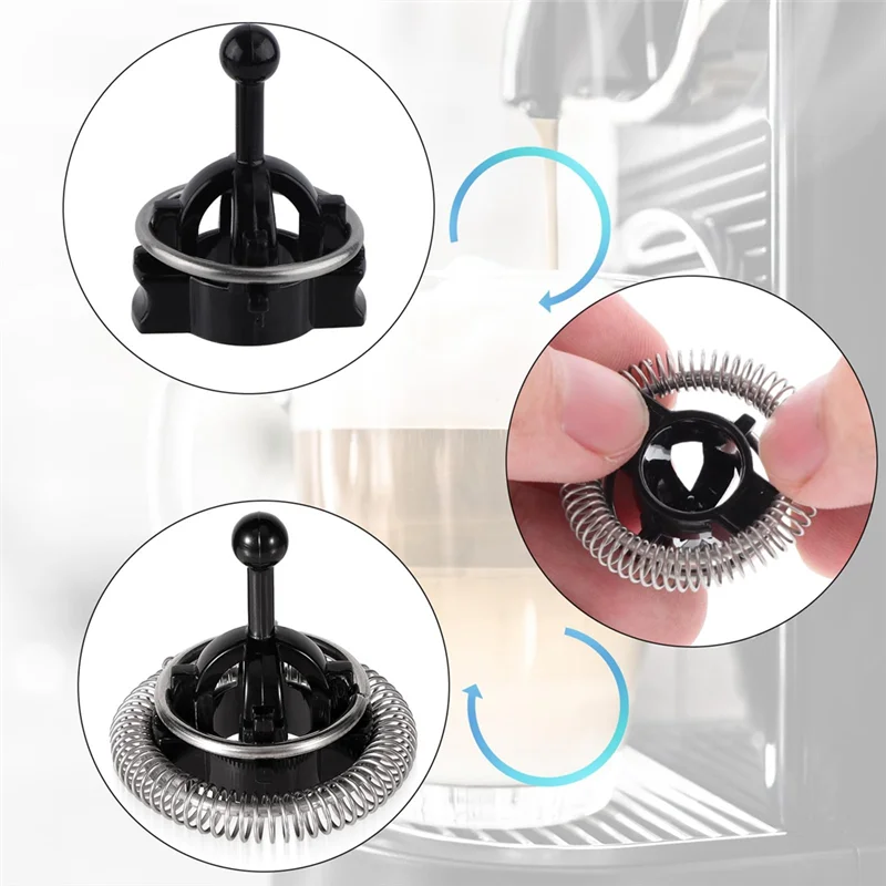 قطع غيار خفق Frother لـ Nespresso Aeroccino Frothing Whisk خفق لـ Nespresso Aeroccino 3 A62X