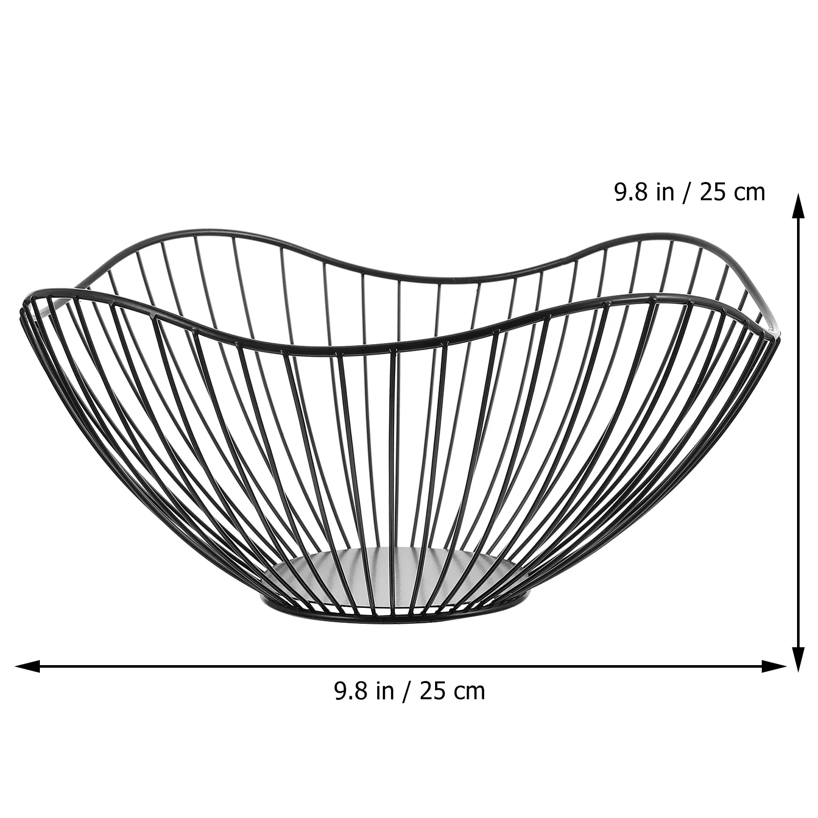 

1Pcs Nordic Style Iron Storage Basket Large Capacity Desktop Organizer Home Document Holder Creative Sundry Storage Container