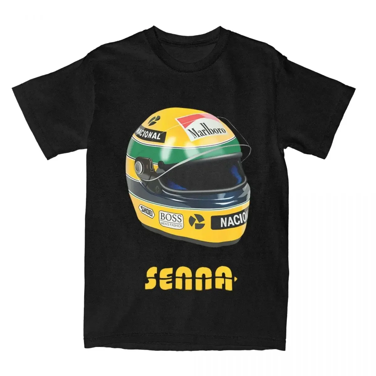 2024 Summer Women T Shirt  Ayrton Senna Brazilian Formula 1 Legend Men Cotton T-shirt Graphic Oversized Streetwear Clothing Tops