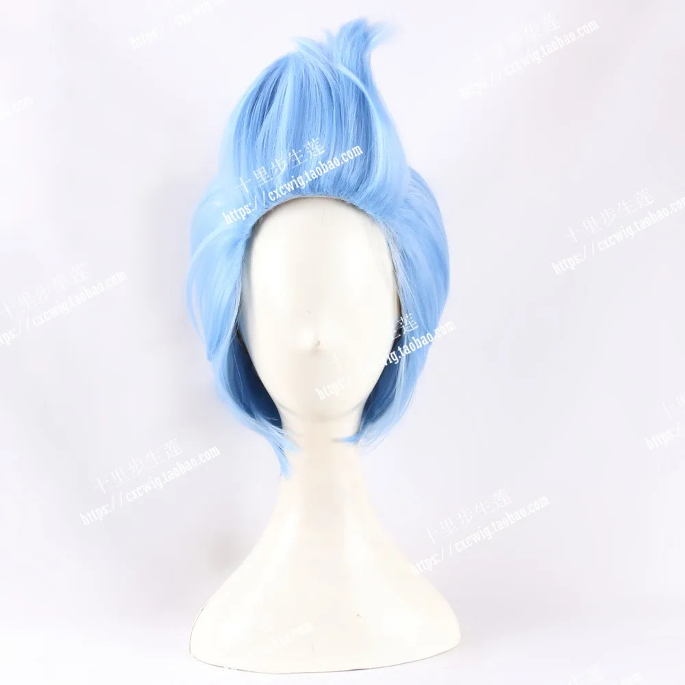 Elemental Anime cosplay Wig Short  Ember Wade Wig Synthetic Hair Halloween Party Costume Wigs + Free Wig Cap