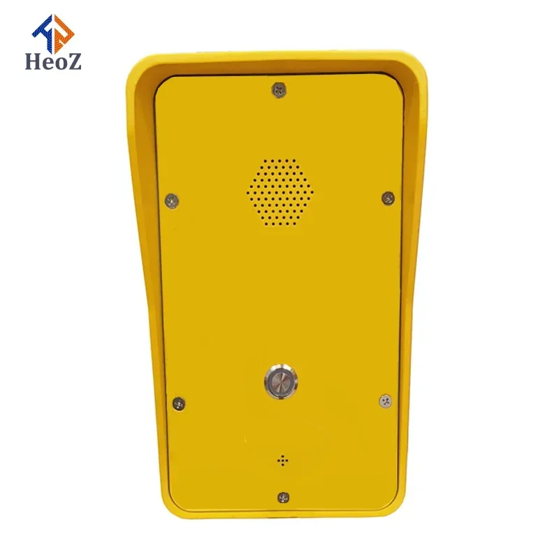 Telepon Industri SIP VoIP SOS IP Panel Analog POE GSM 3G 4G Darurat Tahan Lama di Pinggir Jalan dengan Tombol SOS