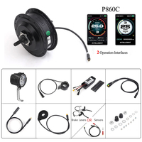 BAFANG-Rear Hub Motor for Electric Bicycle, Complete Conversion Kits, Two Types of Operation, 48V, 500W, 750W, P860C, 860C, 600C