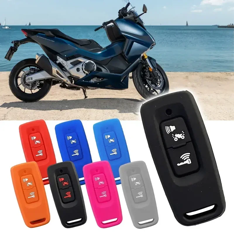 Silicone remote key cover case for Honda Oggy 160 125 pcx125 pcx160 vision 110 2021 2022 sh350 ADV 2023 150 av 350 keyless