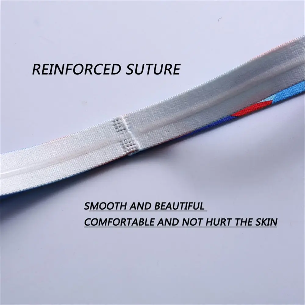 ユニセックス滑り止めヘッドバンド,ストライププリント,ヨガ,フィットネス,ランニング,スポーツ用