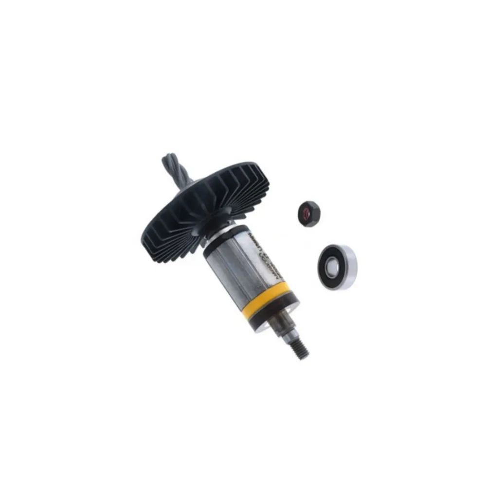 

Power Tool Part Drill Armature Black Optimized Rotor For Tools Power Tool Replacement Precision-machined Shaft
