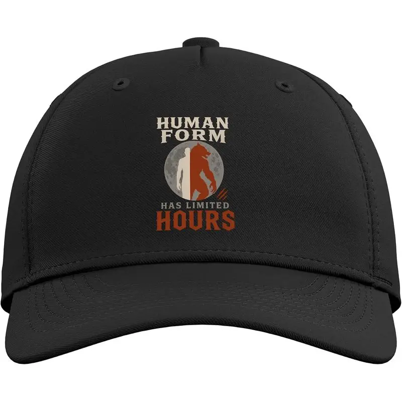 Werewolf Horror Gothic Full Moon Monster Gift Adjustable Baseball Hat