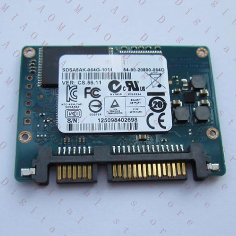 

RT For Sandisk 1.8 Half Height SATA2 SDSA5AK 64G 128G SSD Solid State Drive