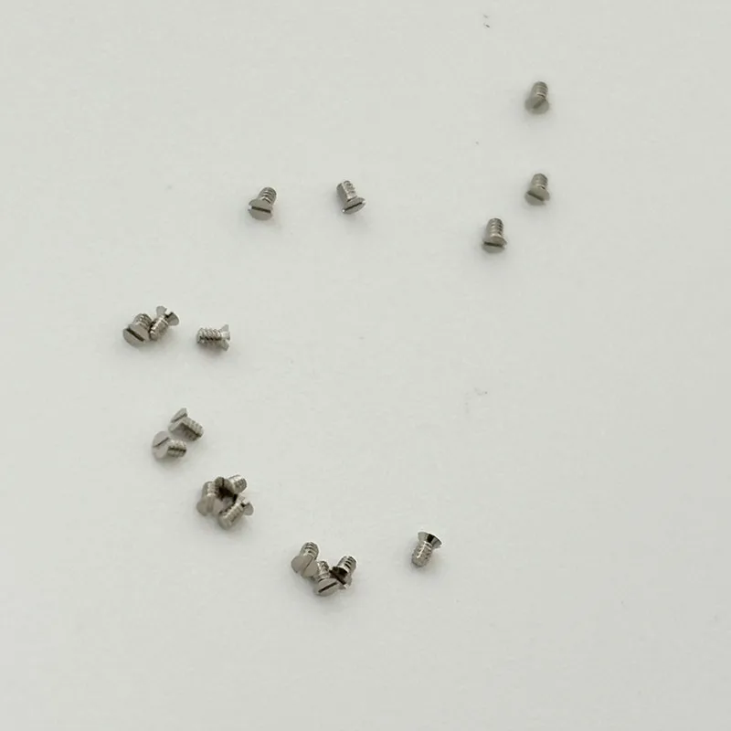 Watch accessories flat head screws watch movement screw nut diameter x thread diameter x total length