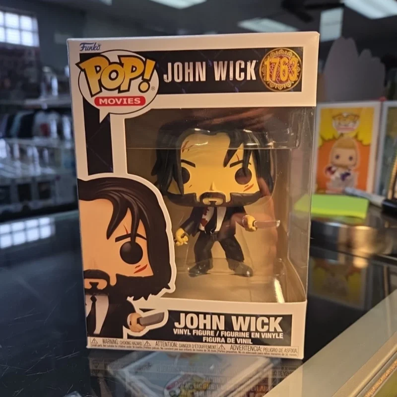 Official Genuine John Wick Figure Doll Funko Pop Collection Vinyl Sculpture Doll Model Hobbies Collection Toys Children Gifts - view 4