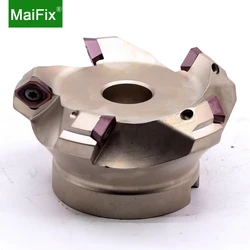 MaiFix KM12 50-4T 63-4T Clamped Fast Feeding Alloy CNC Tools for SEKT1204 Insert Face End Milling Cutter