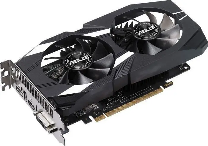 بطاقة رسومات ASUS DUAL GTX 1050 02G V2 GDDR5 2GB 128bit 1050 تدعم HDMI DP DVI PCI 3.0 مروحة مزدوجة للكمبيوتر المكتبي