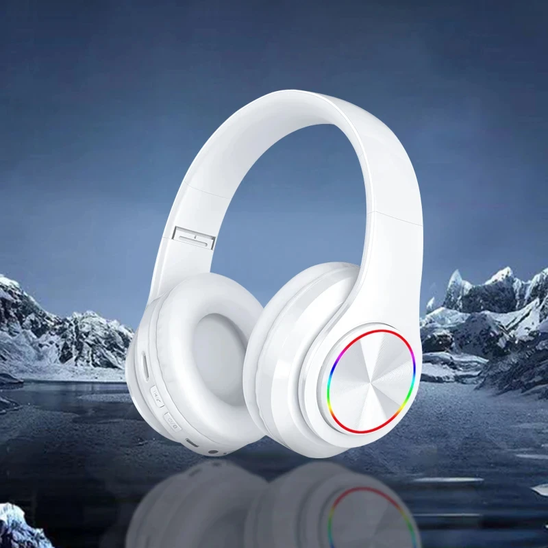 B39  Bluetooth Headset Foldable Headphones HiFi Stereo Earphone With Mic Support SD Card FM For Xiaomi Iphone Sumsamg Phone image 5