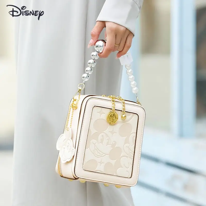 Original Disney Mickey Mouse Niche Premium Shoulder Bags For Girls Mickey Anime Kawaii High-capacity Bag Backpacks Women Gifts