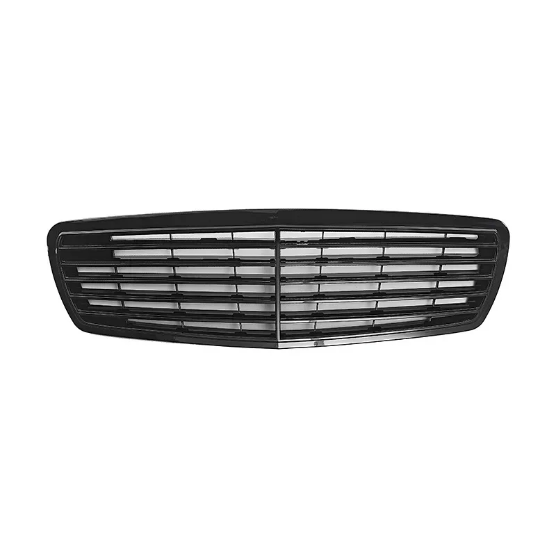 For Mercedes Benz W211 E-Class E200 E320 E350 E55 2002-2006 Car Front Bumper Racing Grill Center Hood Grille Car Accessories