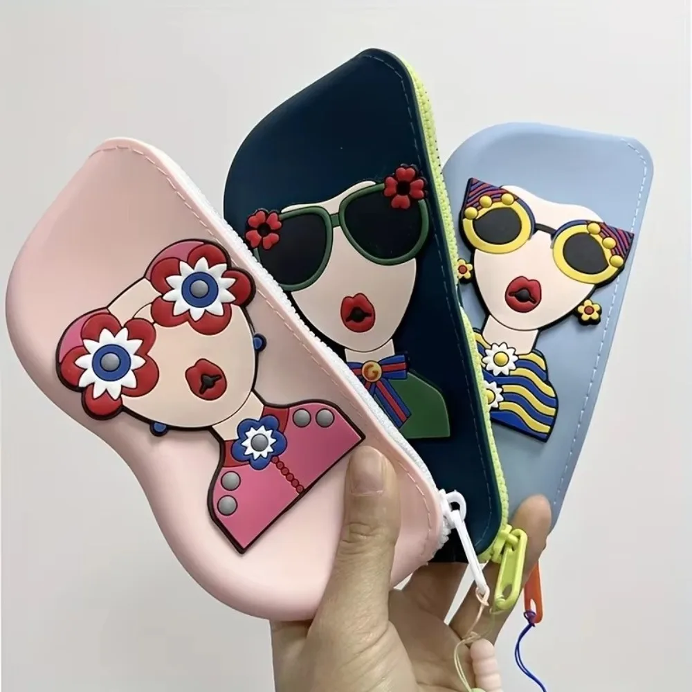 

Portable Multifunctional Glasses Bag Waterproof Dustproof Coin Purse Silicone Eyeglasses Box