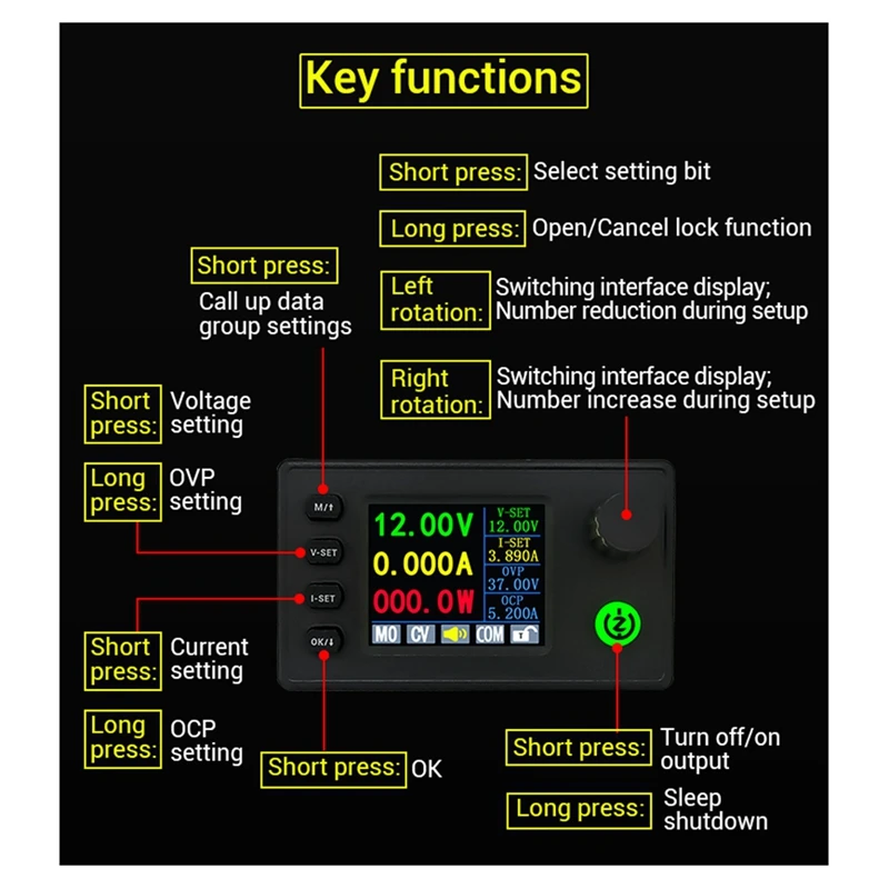 New SK150C 40V8A 150W High Power Buck-Boost CNC Power Supply Charging Module Third Generation