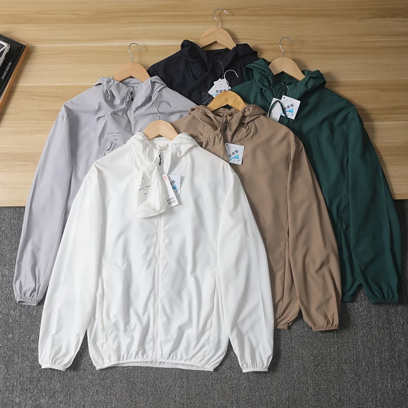 

Легкий как Cicada's Wing Qui-Drng, мужская куртка с капюшоном, уличная защита от солнца, дышащая толстовка с капюшоном, верхняя одежда, подставка...