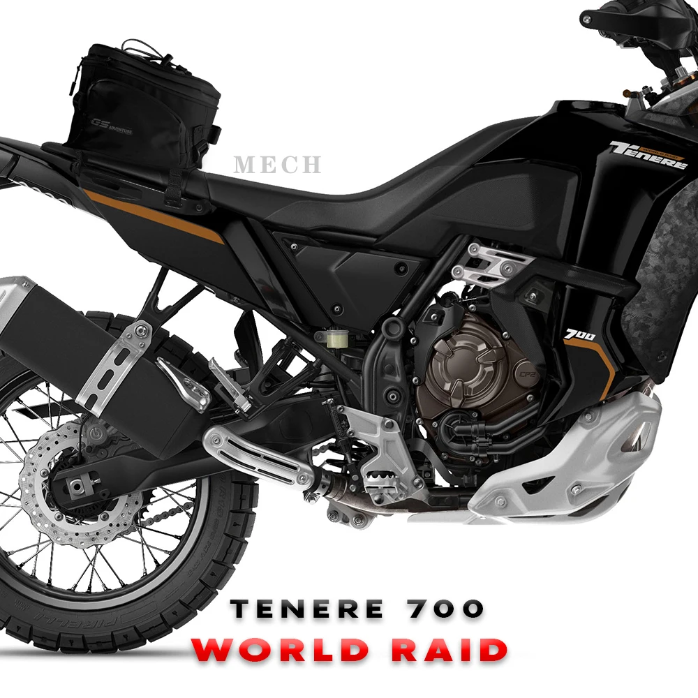 

For YAMAHA Tenere 700 World Raid 2022 Waterproof Repair Tool Placement Package Toolbox Baggage Bag Passenger handrails