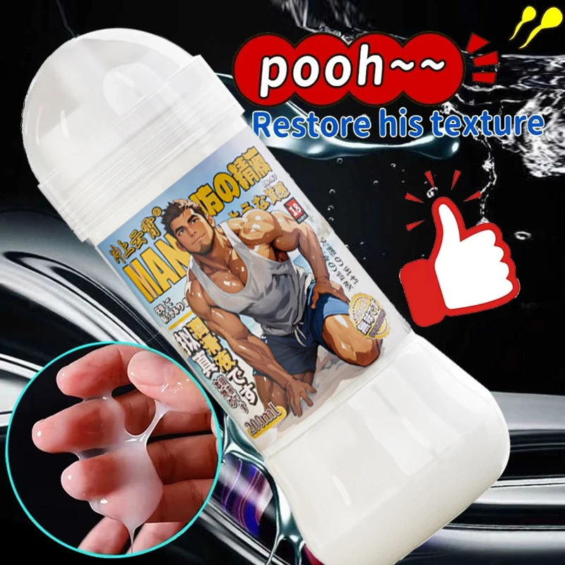 تقليد السائل المنوي زيوت التشحيم المياه القائمة على التشحيم للأزواج المهبل الشرج الكبار الاستمناء لعبة تزييت الحب الحميم هلام الجنس لعب