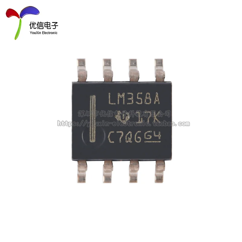 10PCS original echte patch LM358ADR SOIC-8 dual-kanal standard betriebsverstärker IC chip