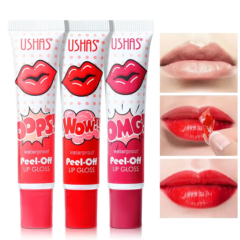 Tear-Off Lip Stain Matte Tattoo Dyed Lip Tint Peel-Off Liquid Lipstick Waterproof Lasting No Fading Lip Gloss Cosmetics gifts