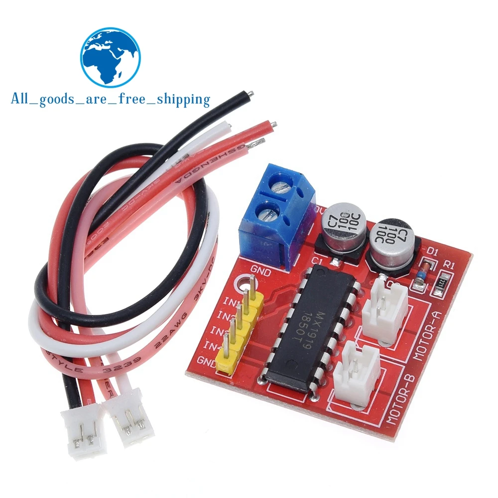 

1/3pcs 2.5A Dual bridge brushed DC motor Drive Controller Board Module for Arduino smart car robot Low power consumption MX1919