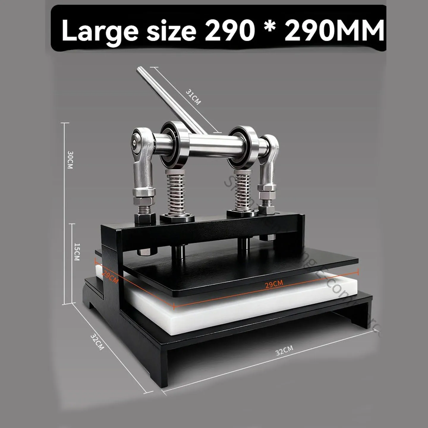 290X290mm Manual Cutting Machine DIY Adhesive Fabric Leather Sample Knife Mold Stamping Die-cutting Machine Small Tablet