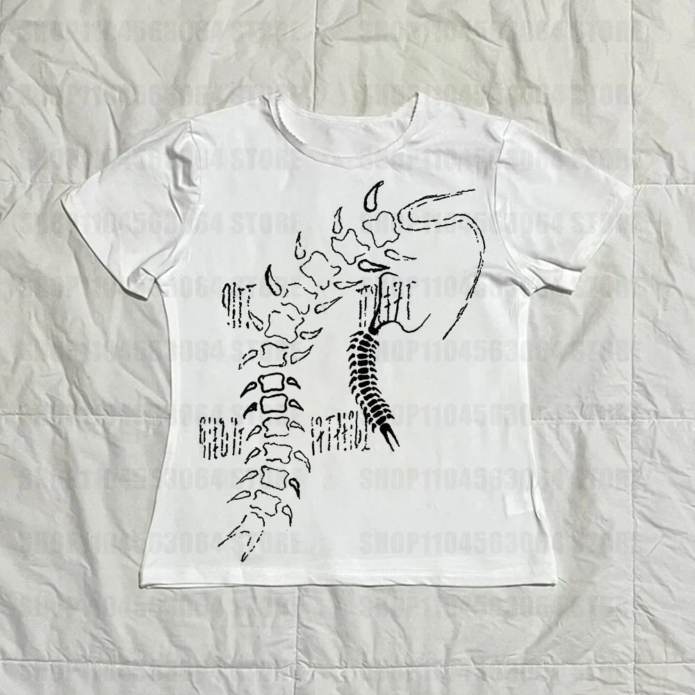 Camiseta Y2K Gótica para Mujer, Ropa Estilo Garbage, Camiseta Y2K con Diseño de Gatito Kawaii, Ropa Retro de los 90 para Mujer, Camiseta Baby para Mujer