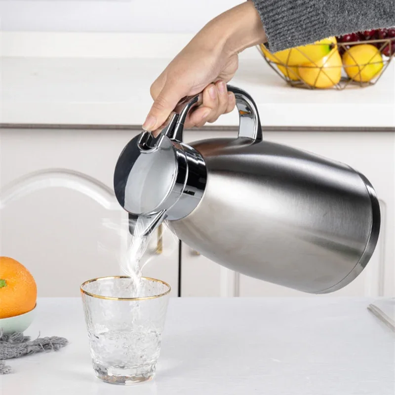 

Stainless Steel Insulated Vacuum Water Bottles Double Layer Thermos Home Office Coffee Pot Tea Kettle Kitchen Supplies Cute Gift
