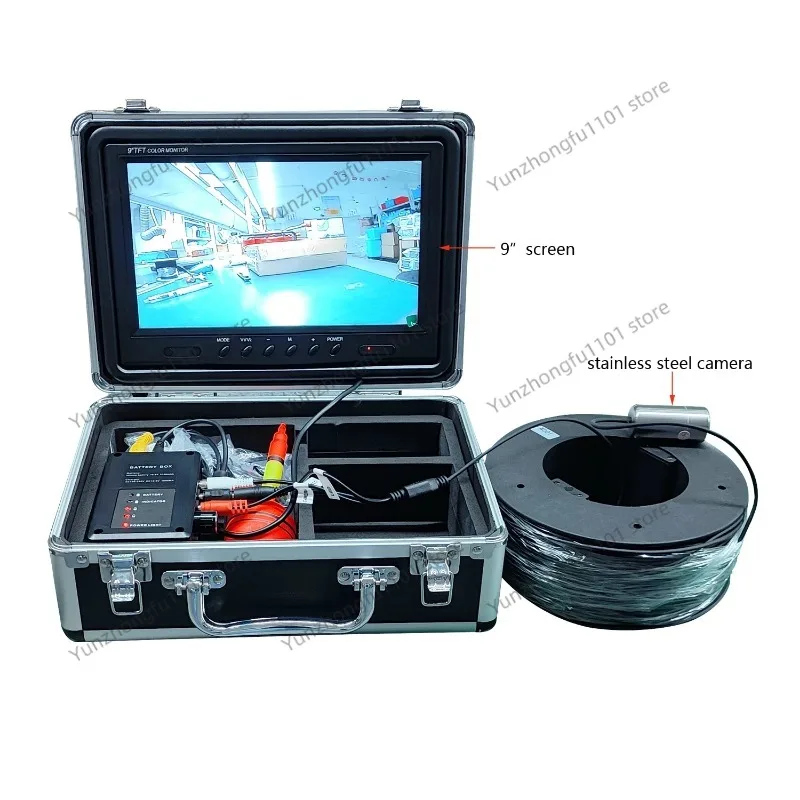 1 Set 15/30/100M Cable Fishing Camera 7