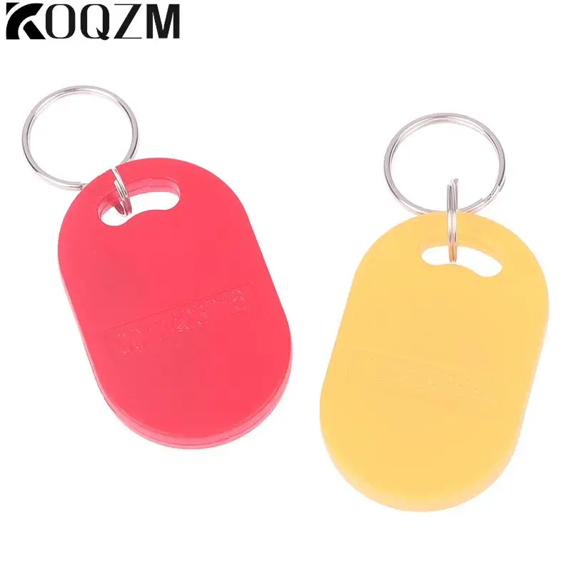 Dual Chip Frequency RFID 125KHZ T5577 13.56MHZ Replaceable Writable IC+ID Rewritable Composite Key Tag Key Fob
