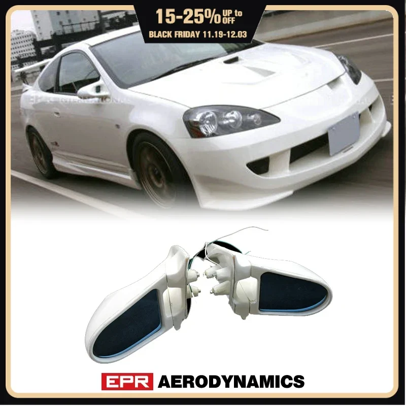 

Для Honda 02-06 Integra DC5 Acura RSX Aero Зеркало Ganador Стиль FRP Заднее аэрозеркало Замена автомобиля с правым рулем