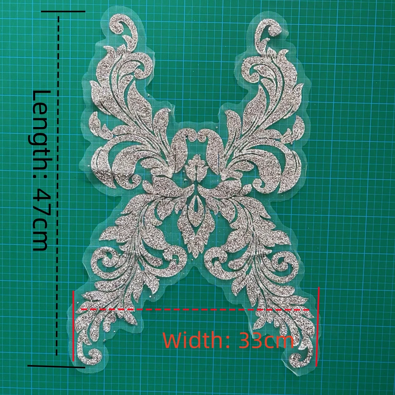 Clothes Bodice Ornament Beaded Glued Powder Partifular Patches Applique For Show Girl Opera Stage Party Costumes Prom Gown Dress