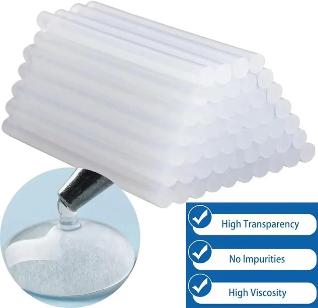 긴 핫멜트 접착제 스틱 투명 강력한 접착제 총 접착제 스틱 DIY 공예 장식 접착제 씰링 수리 키트 도구