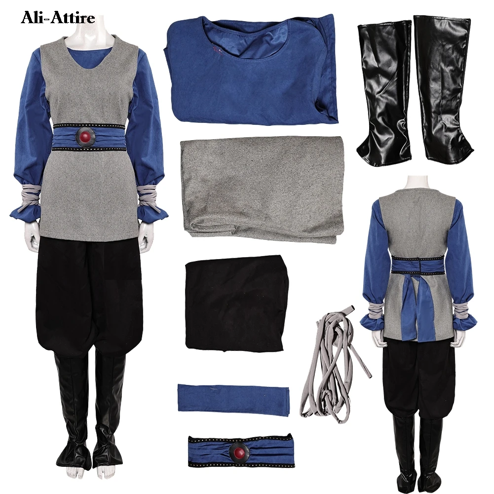 

Movie Space Battle Padme Cosplay Amidala Clothes Top Pants Party Disguise Women Halloween RolePlay Costume Carnival Outfit Suits