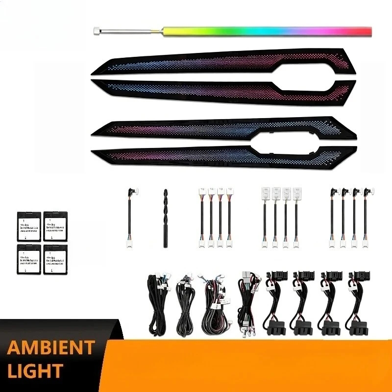 Cardoo for  Golf Mk8 2021-2025 Upgrade Ambient Light Symphony Car Interior Atmosphere LED Lighting Accessories Kits