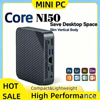 2026 New Mini PC Laptop Core N150 16GB RAM 1TB/2TB SSD WiFi6 BT5.2 4K HD Office & Gaming High Performance