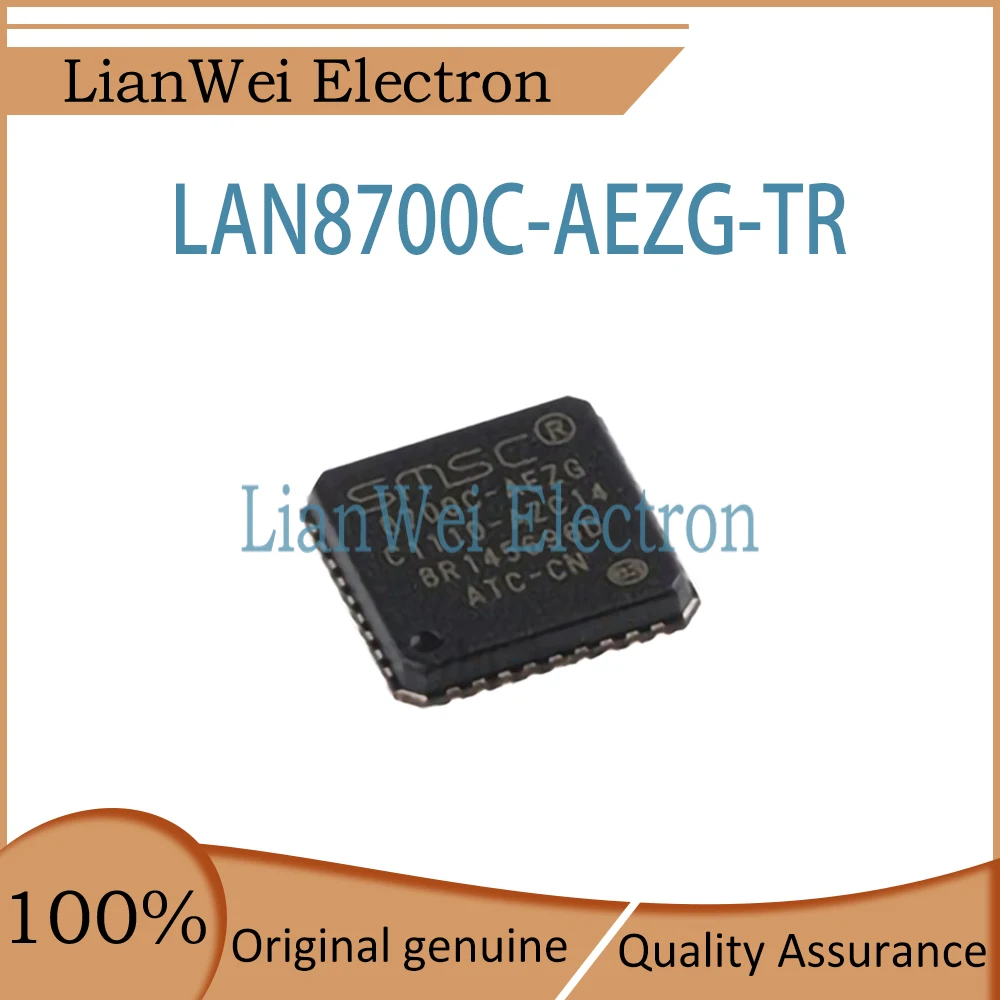 (1-10 Piece)100% New LAN8700 LAN8700C-AEZG LAN8700C-AEZG-TR LAN8700C IC Chipset QFN-36