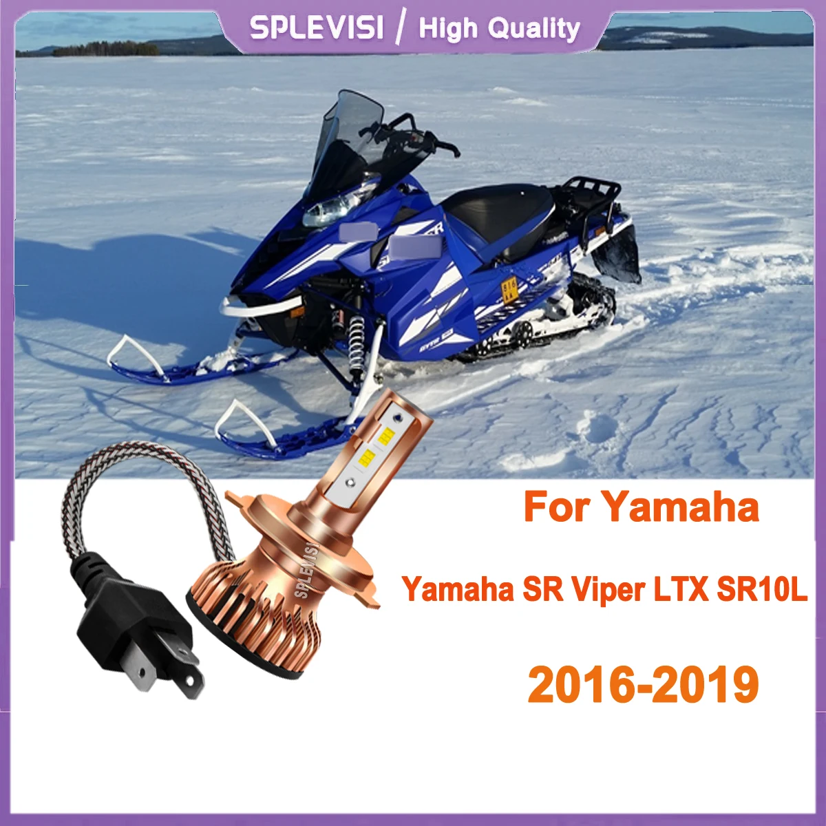 

12v 6000K H4 HS1 LED Headlight High/Low Beam -drive with clarity and assurance For Yamaha SR Viper LTX SR10L 2016 2017 2018 2019